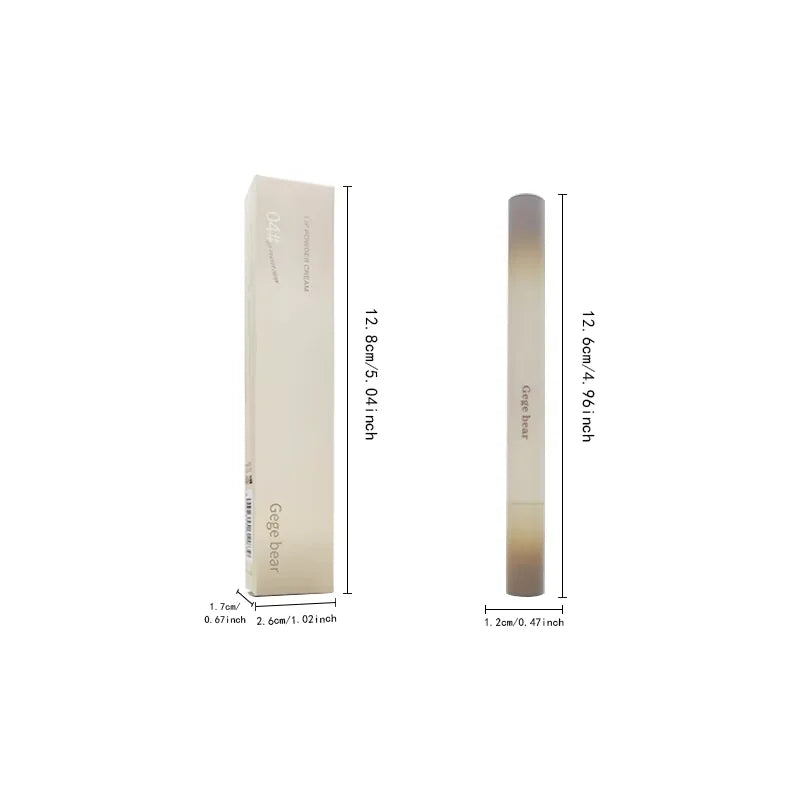 2-Pack Velvet Matte Lip Mud Stick with Sponge Applicator Matte Lip Stick Set QXL