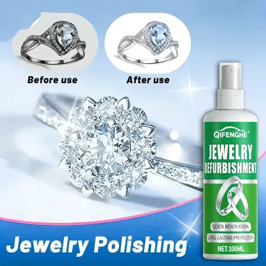 Jewelry Refurbishment Spray 100ml | Quick Cleaner & Restorer Jewelry Cleaner Spray QXL