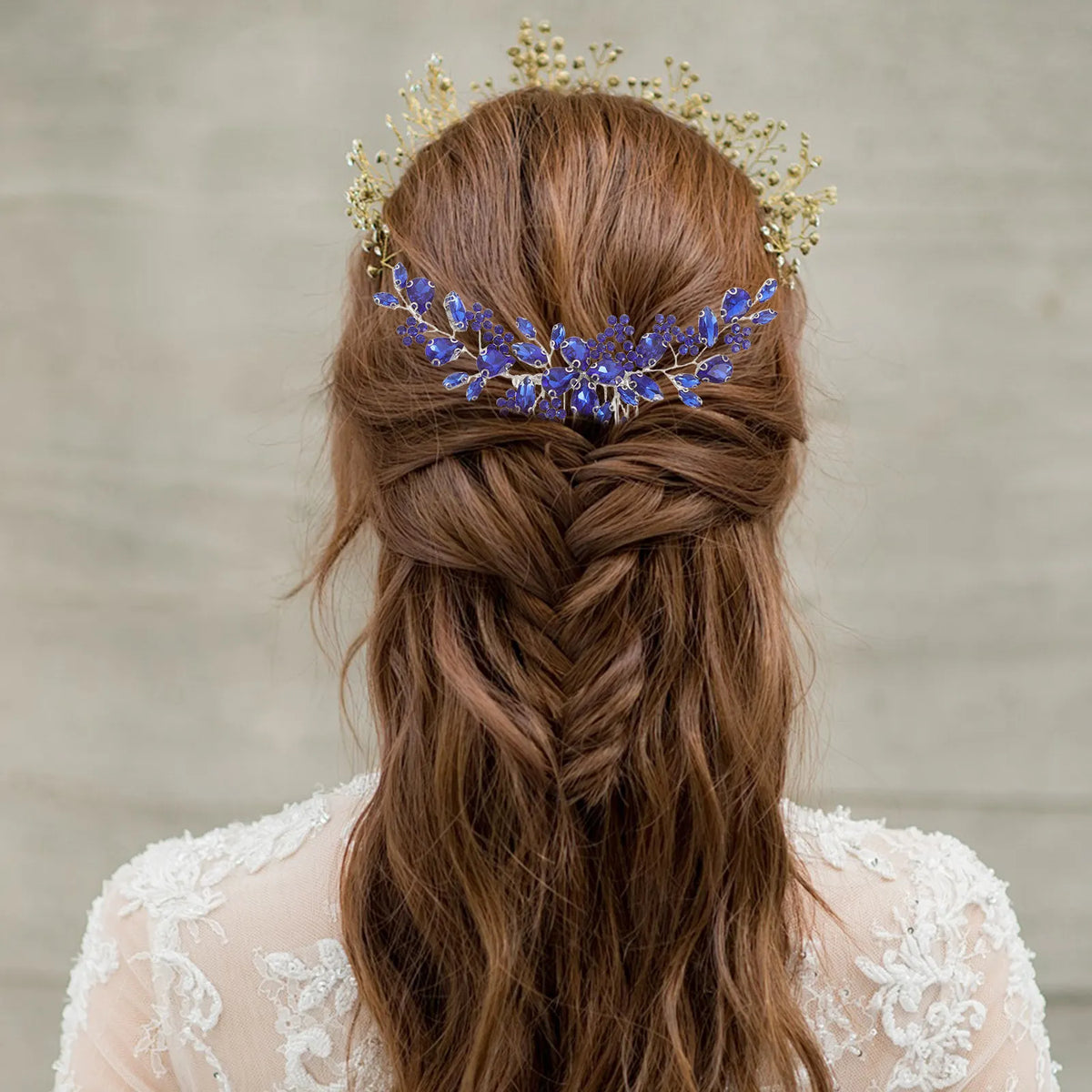Rhinestone Bridal Hair Comb | Sparkly Wedding Headpiece Bridal Hair Comb QXL