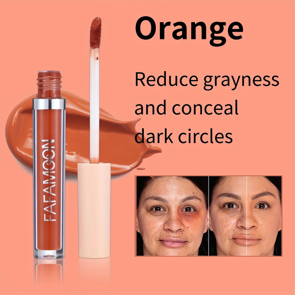 Full Coverage Liquid Concealer | Natural Finish, All Skin Tones Liquid Concealer QXL 05