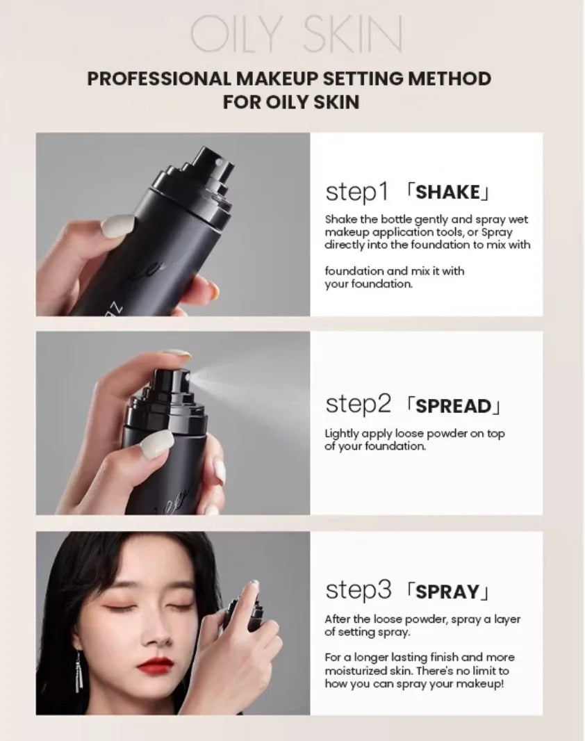 ZEESEA Milky Way Matte Makeup Setting Spray | Oil Control 100ml Makeup Setting Spray QXL