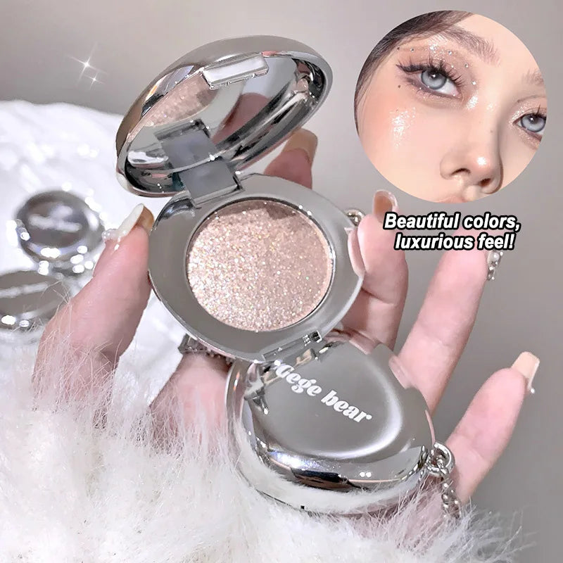 Star Diamond Shimmer Highlighter Balm | 4 Colors Pearl Glow Shimmer Highlighter Balm QXL