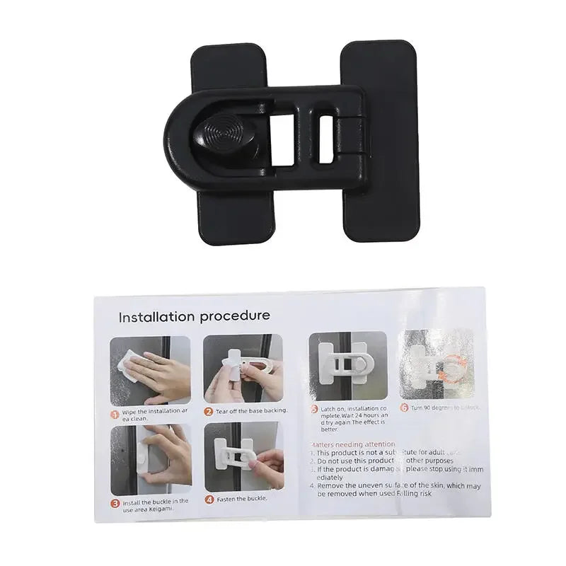Baby Safety Cabinet & Drawer Lock Latch | ABS Childproof Lock Baby Safety Lock QXL