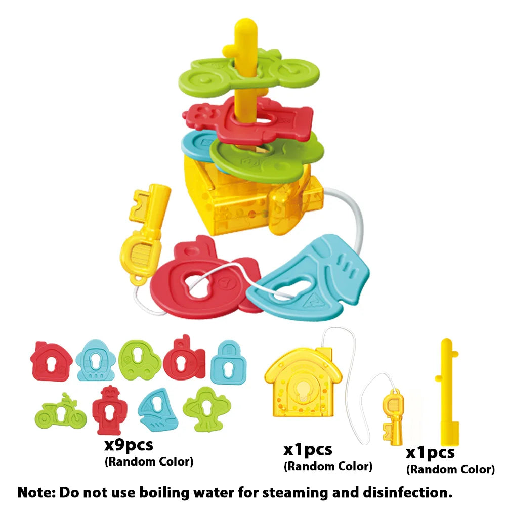 Caterpillar Fruit Stacking Toy | Threading & Sorting for Ages 3–6 Educational Stacking Toy QXL House