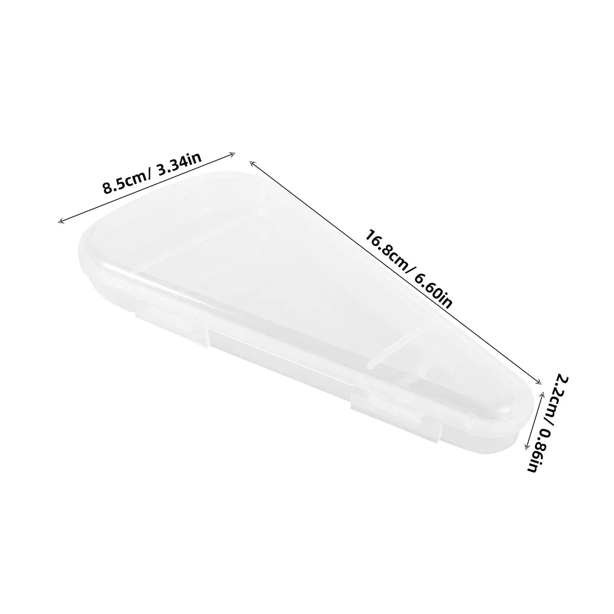 5-Pack Transparent Toothbrush Travel Cases & Storage Organizer Toothbrush Travel Case QXL