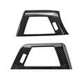 Carbon Fiber Style AC Vent Trim for BMW F30 F31 F32 F33 F34 Car Interior Trim QXL black