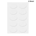 Earlobe Support Stickers | Nude Protective Patches 10–500 Pack Earlobe Protective Patch QXL 1 sheet Transparent