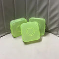 3-Pack Large Powder Puff Storage Box | Breathable Dustproof Powder Puff Storage Box QXL green 3pcs