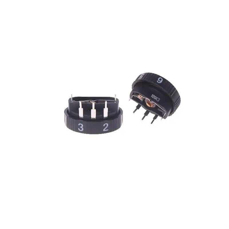 WH28-T B100K 5-Pin Pulley Potentiometer Belt Drive Switch Rotary Potentiometer QXL