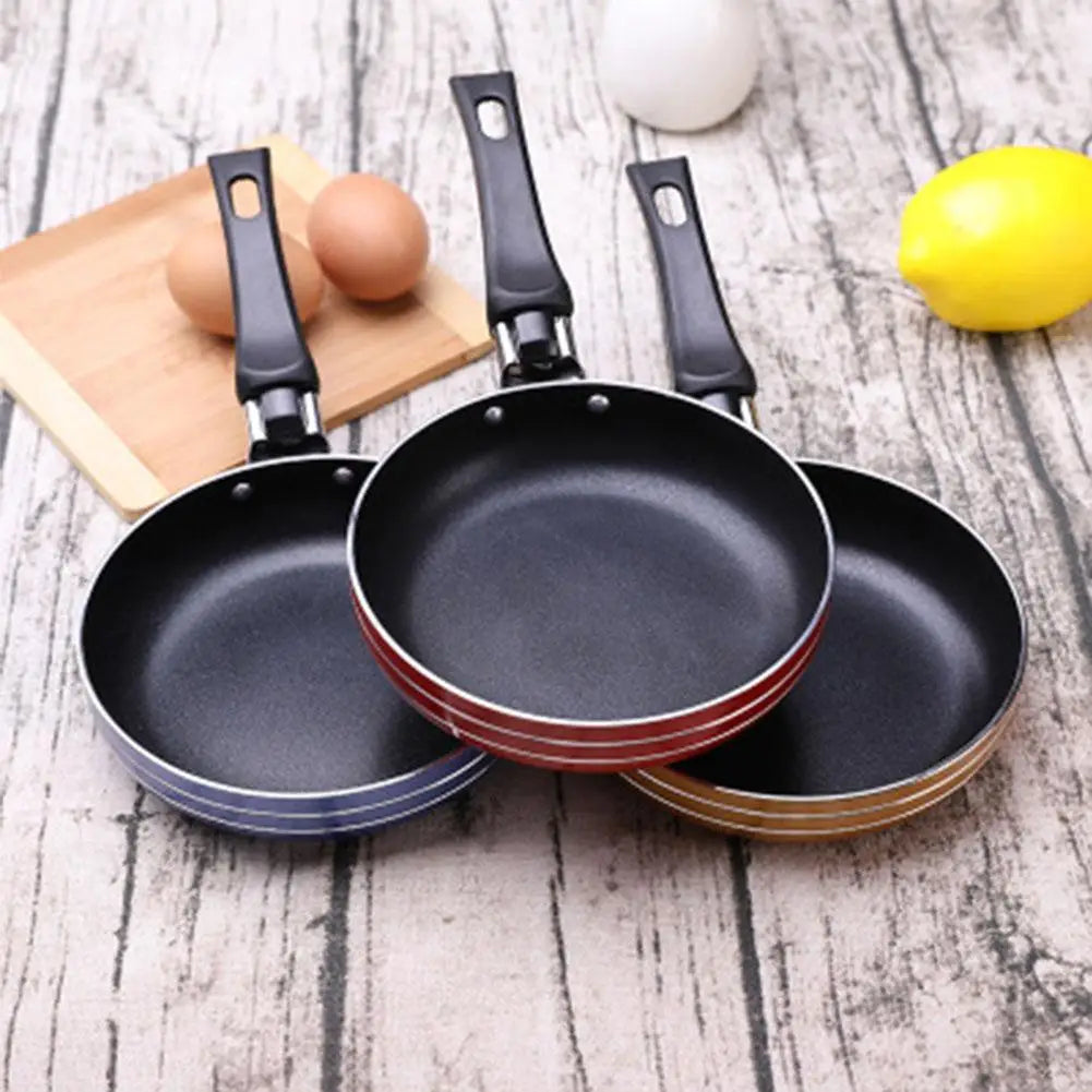 16cm Mini Non-Stick Frying Pan | Compact Steel Frypan Mini Frying Pan QXL