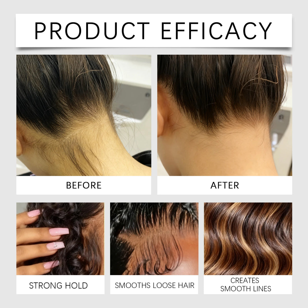 HOEGOA Hair Wax Stick | Anti-Frizz Smoothing Styling Wand Hair Styling Wax Stick QXL
