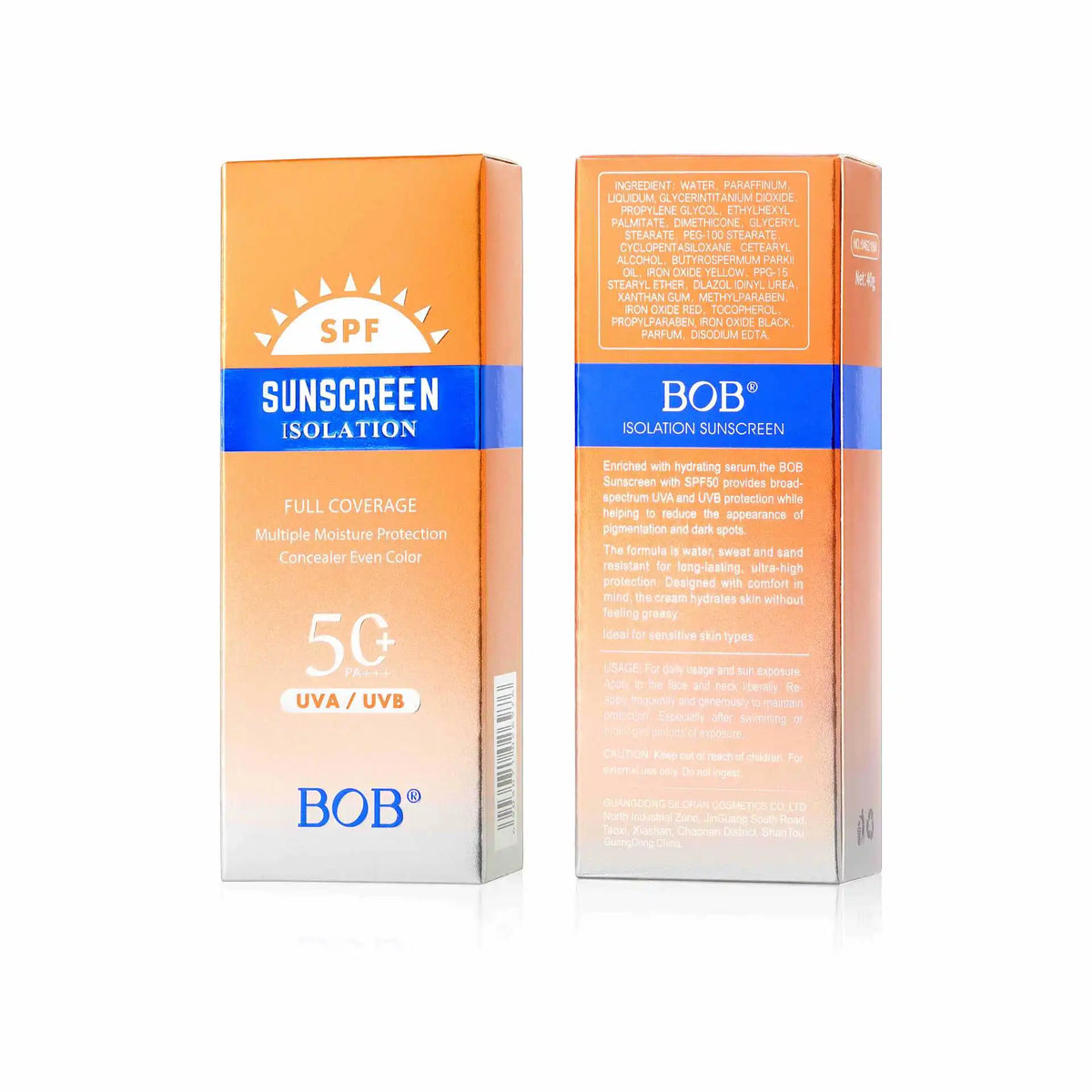 Moisturizing BB Cream Sunscreen PA+++ | Concealer & Illuminating BB Cream Sunscreen QXL