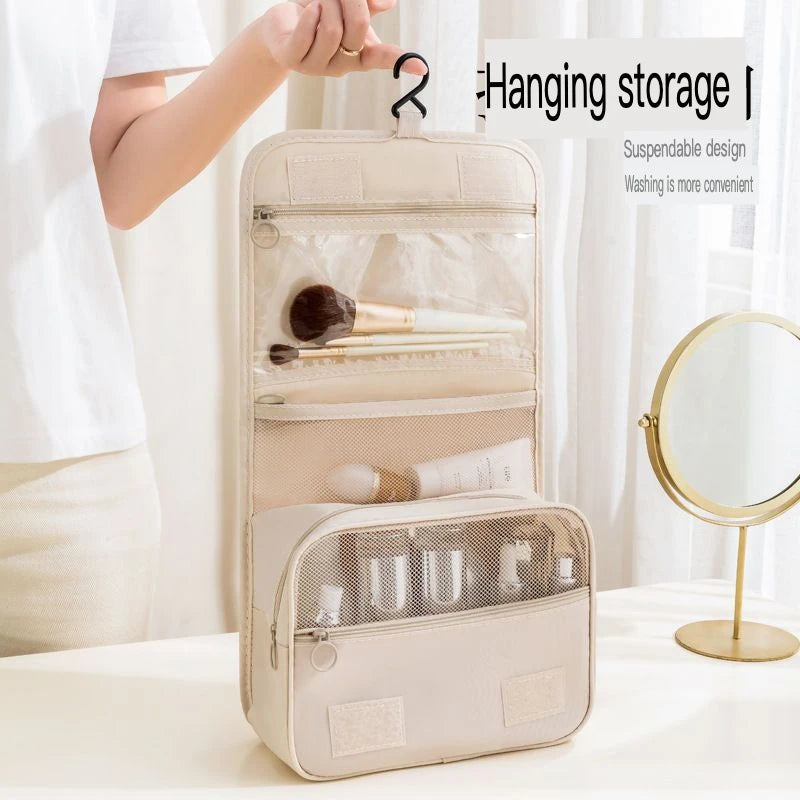 Foldable Travel Makeup Bag | Large Capacity Toiletry Organizer Travel Makeup Bag QXL