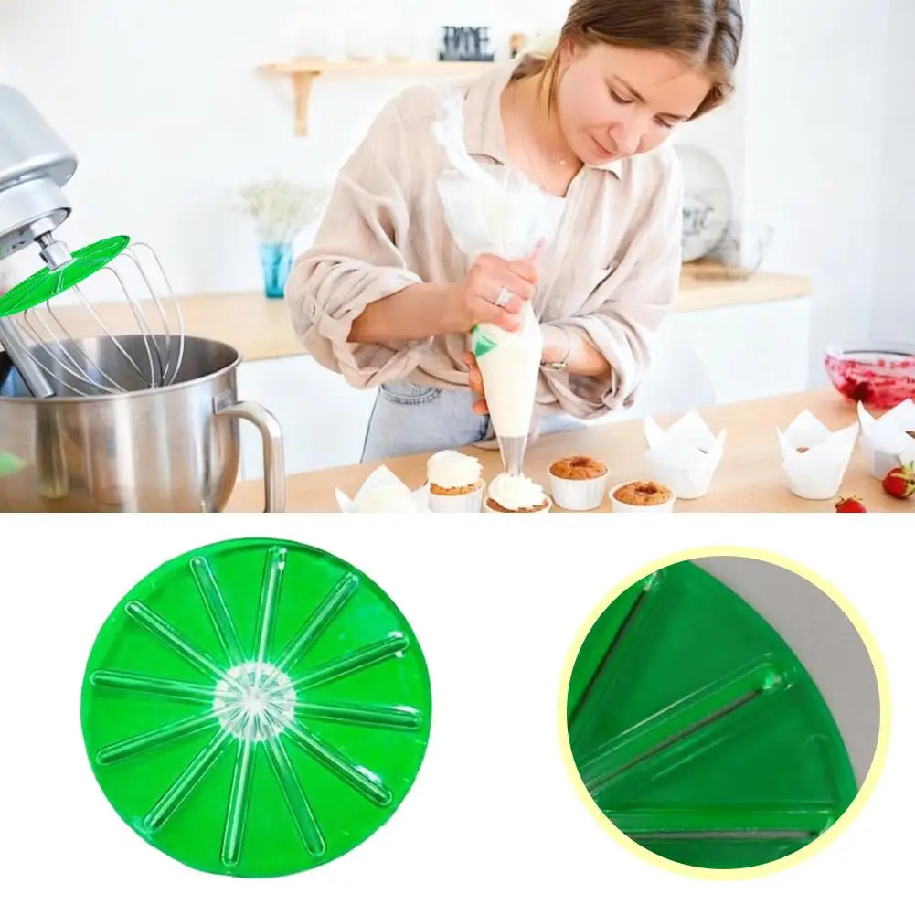Stand Mixer Scraper Blade with Anti-Overflow Baffle | ABS+TPR Mixer Scraper Blade QXL