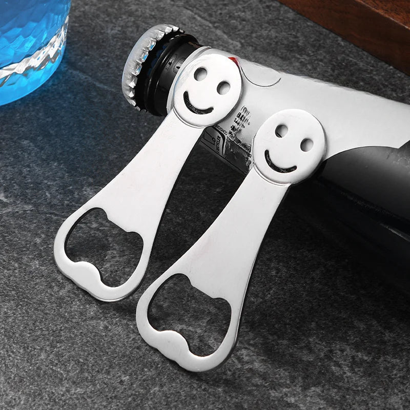 Stainless Steel Cartoon Bottle Opener | Flat Beer & Beverage Tool Bottle Opener QXL