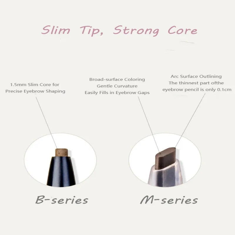 Flortte Superfine Double-Head Eyebrow Pencil | Waterproof Eyebrow Pencil QXL