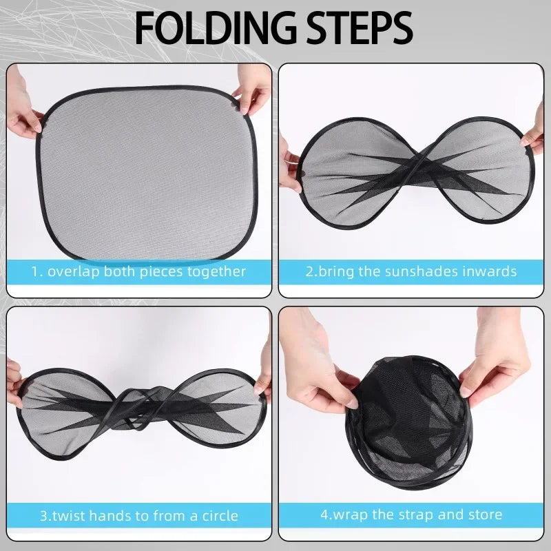 5-Pack Car Window Sunshades with Suction Cups | UV Protection Car Window Sunshade QXL