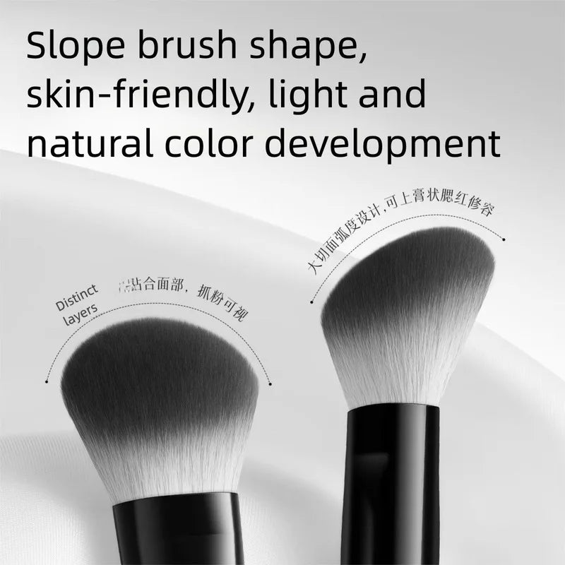 Slope Pointed Blush Brush – Ultra-Soft Synthetic Blending Blush Brush QXL