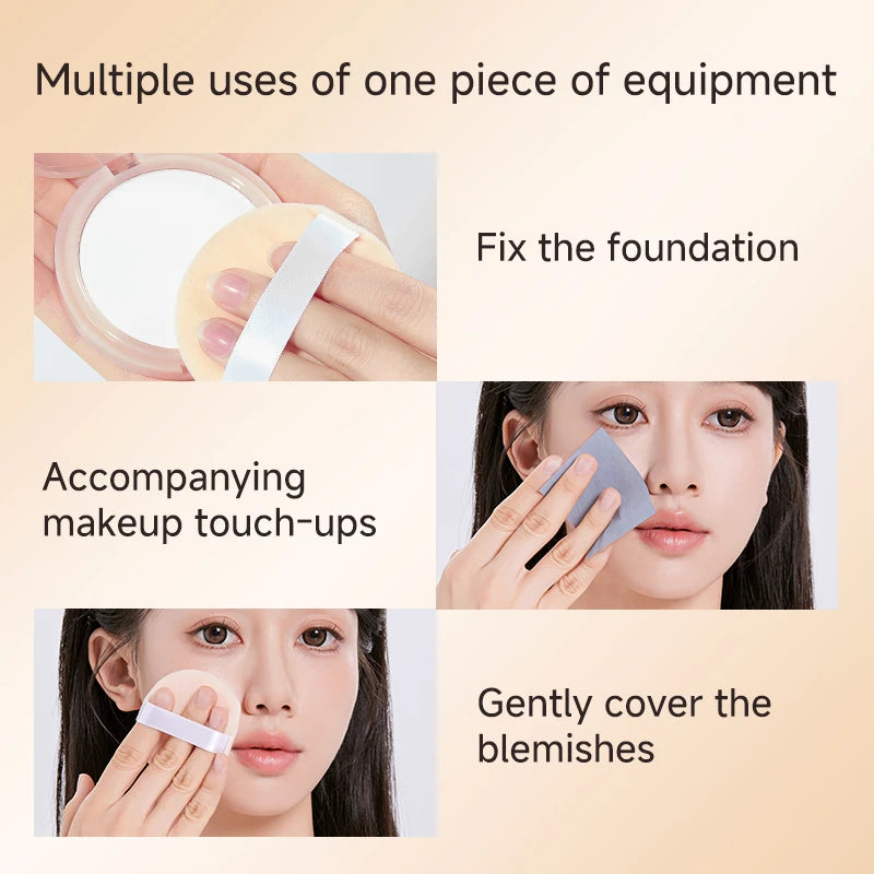 Life Girls Feathered Mist Soft Focus Setting Powder | 12-Hour Setting Powder Compact QXL