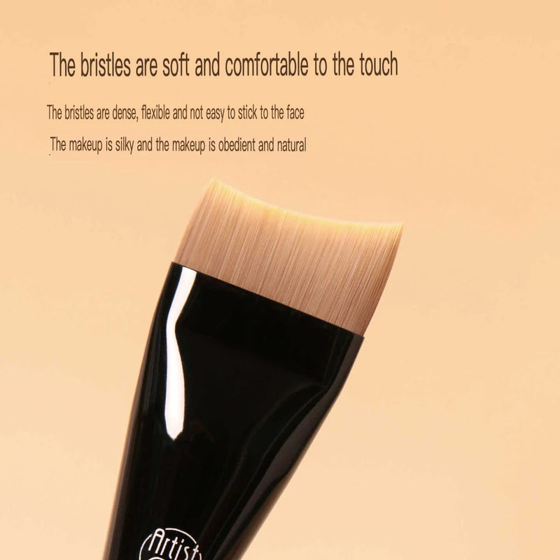 B78 Tick-Mark Foundation Brush | Seamless Liquid Coverage Foundation Makeup Brush QXL