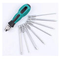 8-in-1 Screwdriver Bit Set | Phillips & Flat Head with Case Screwdriver Bit Set QXL 8-in-1