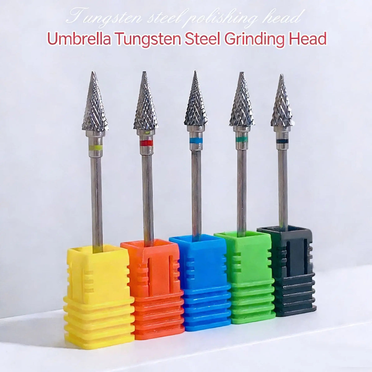 FUMOSIK 2-Pack Tungsten Carbide Nail Drill Bits – Cuticle Remover Nail Drill Bits QXL