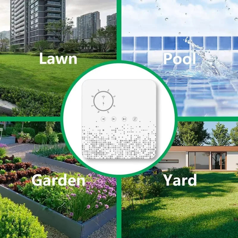 Tuya WiFi Sprinkler Controller | 8-Zone Smart Irrigation Timer Smart Irrigation Controller QXL