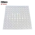 200-Pack Clear Silicone Keyboard Bump Dots | Nail-Friendly Keyboard Bump Dots QXL B