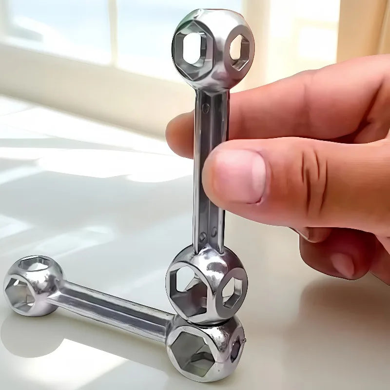 Bone Wrench Multi-Tool | Aluminum Alloy Hex Socket for Bikes Bicycle Multi-Tool QXL