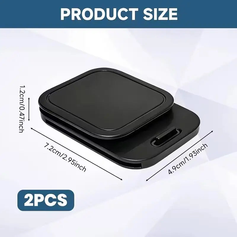 2-Pack Adjustable Seat Belt Shoulder Clips for Car SUV RV Seat Belt Clip QXL
