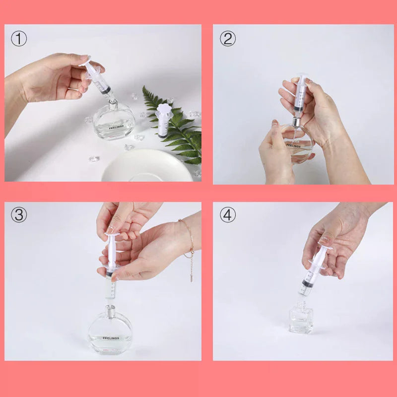 2-Pc Perfume Refill Dispenser & Syringe Set | Cosmetic Tool Perfume Refill Tool QXL