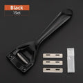 Leather Skiving Knife Set | Thinning, Carving & Cutting Tool Leather Skiving Knife QXL Black
