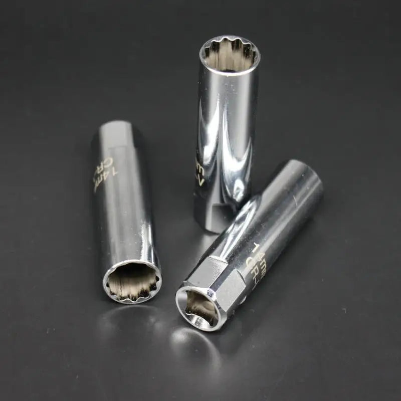 Magnetic Spark Plug Socket Wrench Adapter 14mm & 16mm Kit Spark Plug Socket Tool QXL A1