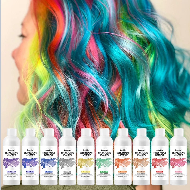 Purple Toning Shampoo – Color Depositing & Gray Blending 100ml Color Depositing Shampoo QXL