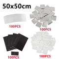 100-Pack Square Fridge Magnet Button Parts Set 50×50mm DIY DIY Magnet Button Kit QXL 100pcs set