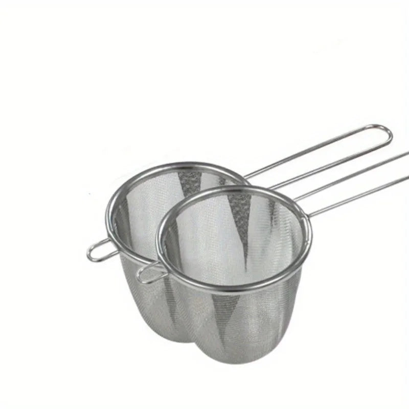 2-Pack Stainless Steel Mesh Tea Infuser & Strainer Set Mesh Tea Infuser QXL 2pcs
