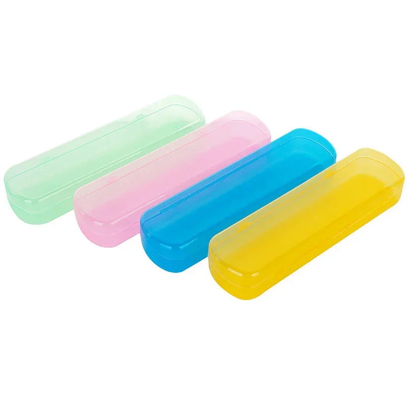Portable Toothbrush Travel Case | Candy Color Storage Box Toothbrush Travel Case QXL