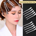 10-Pack Stainless Steel Hair Sectioning Clips | Barber Styling Hair Sectioning Clips QXL onesize