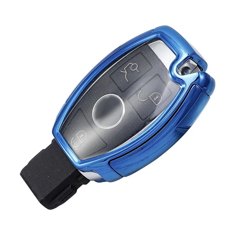 TPU Key Cover Case for Mercedes Benz A C E S G Class Fob Car Key Cover QXL