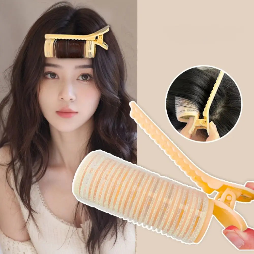 2-Pack Fluffy Bangs Hair Clips | Lightweight Volume Styling Bangs Hair Clip QXL