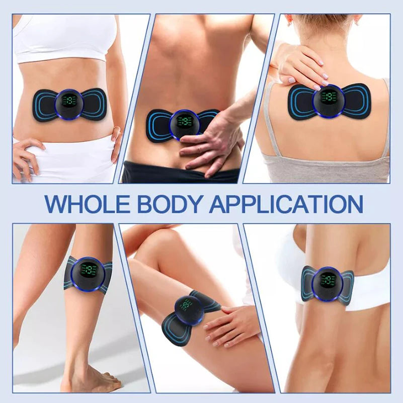 Portable EMS Neck & Body Massager | 8 Modes 19 Intensity Levels EMS Neck Massager QXL