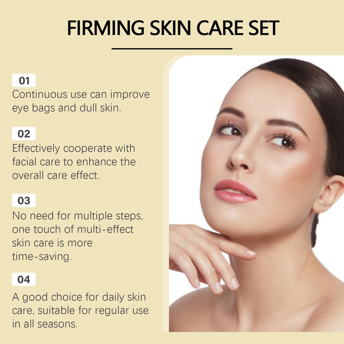 Polypeptide Firming Eye & Neck Cream Set | Electric Massage Firming Skincare Set QXL