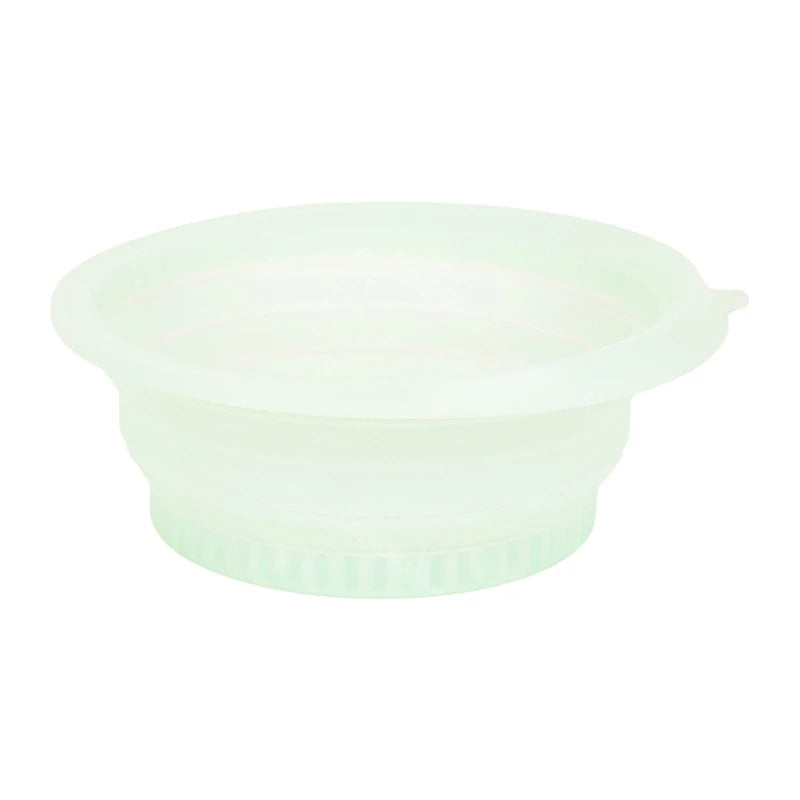 Foldable Silicone Ice Basin with Ice Tray | Facial Ice Bowl Facial Ice Basin QXL Green