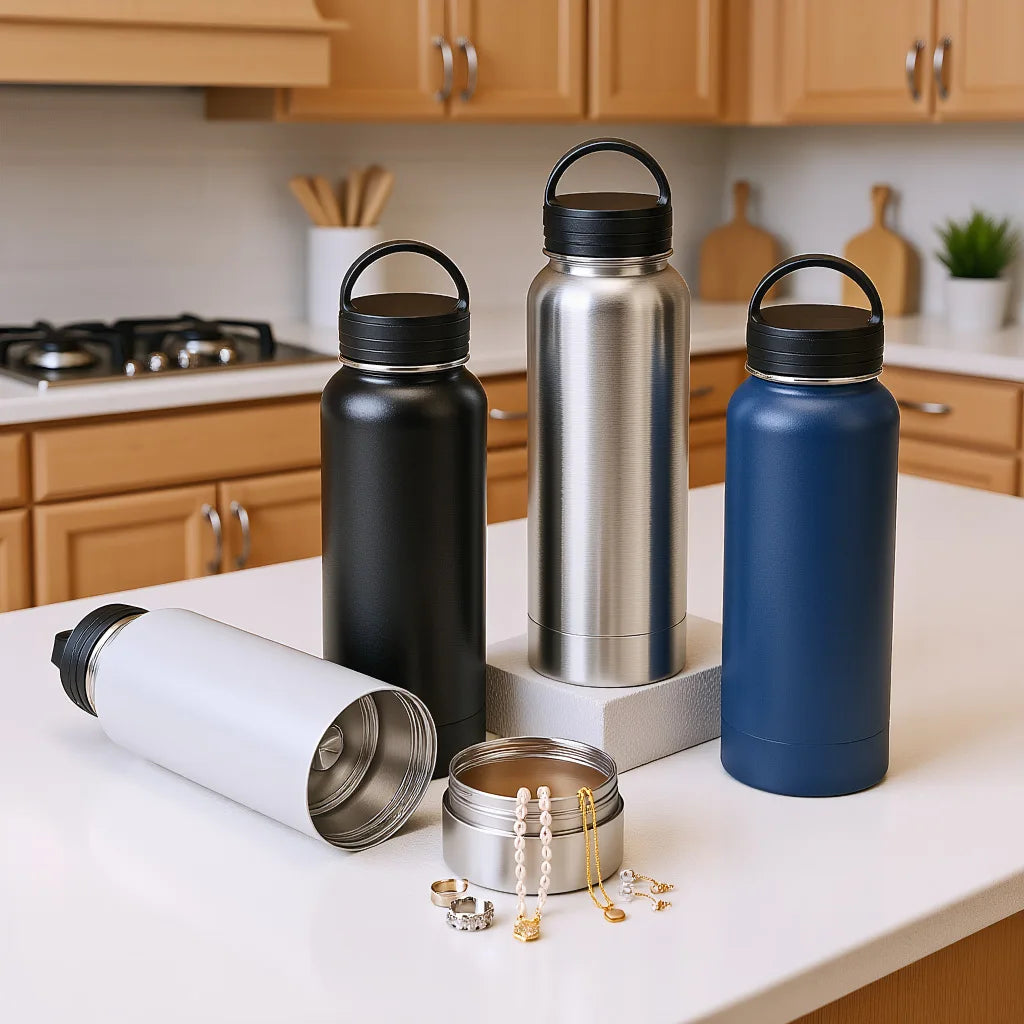 Secret Compartment Water Bottle | Hidden Stash Storage Jar Hidden Stash Container QXL