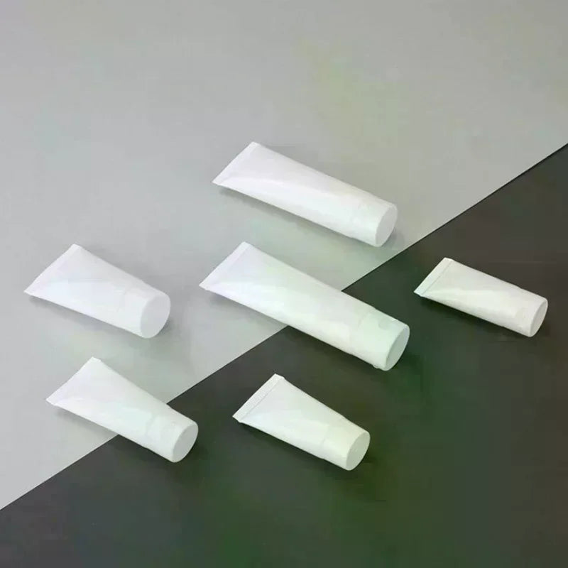 10-Pack Empty Refillable Squeeze Tubes 15–100ml | Travel Size Cosmetic Squeeze Tubes QXL