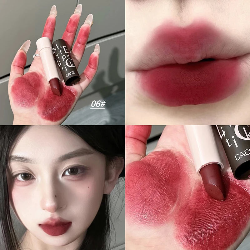 CACE Velvet Matte Lipstick | Waterproof Long-Lasting Lip Stain Matte Lipstick QXL