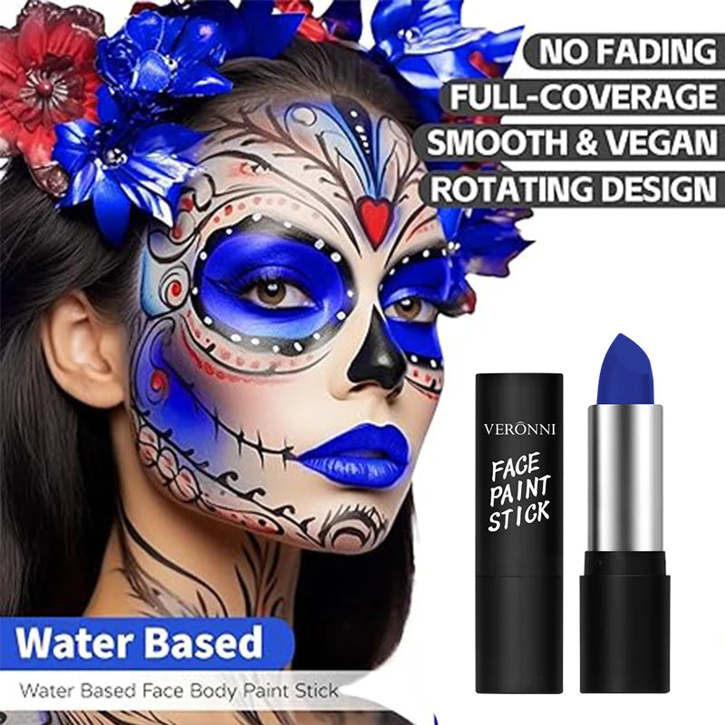VERONNI 6-Color Face & Body Paint Stick | Halloween Cosplay Face & Body Paint QXL