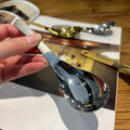 Mirror Polished Stainless Steel Soup & Coffee Spoon | Gold Silver Flatware Spoon QXL Silver
