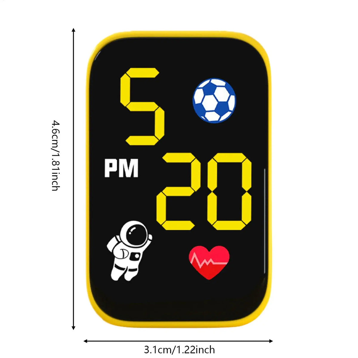 Waterproof Mini Motorcycle Dashboard Clock with LED Light Motorcycle Dashboard Clock QXL