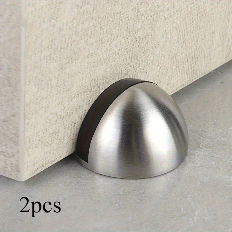 No-Drill Door Stop with Rubber Buffer | Home & Office Door Stop QXL 2pcs
